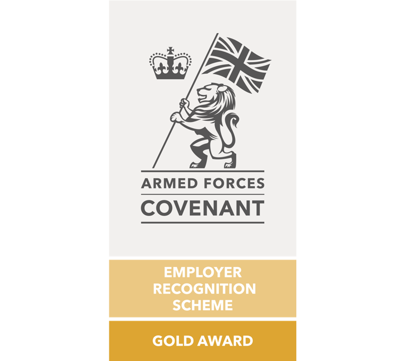 Armed Forces Covenant Employer Recognition Scheme Gold Award